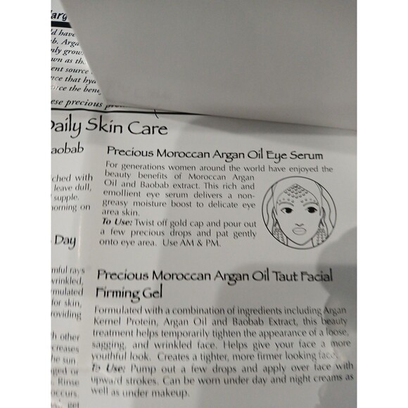 SIGNATURE CLUB A PRECIOUS MOROCCAN ARGAN OIL & BAOBAB SKIN RESURRECTION KIT NEW - Picture 8 of 12